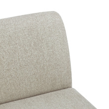 Crescent Armless Lounge Chair
